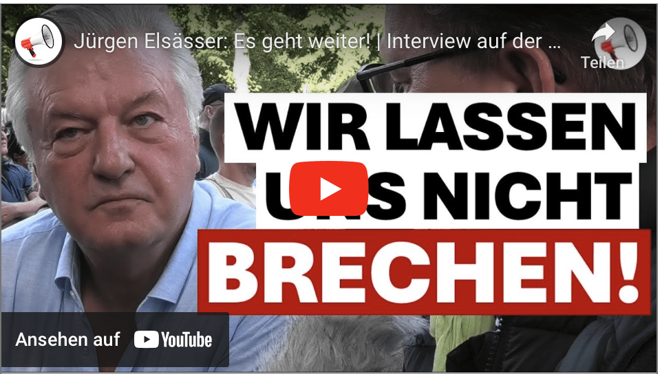 Jürgen Elsässer: Es geht weiter! | Interview auf der Demo in Berlin am 03.08.2024