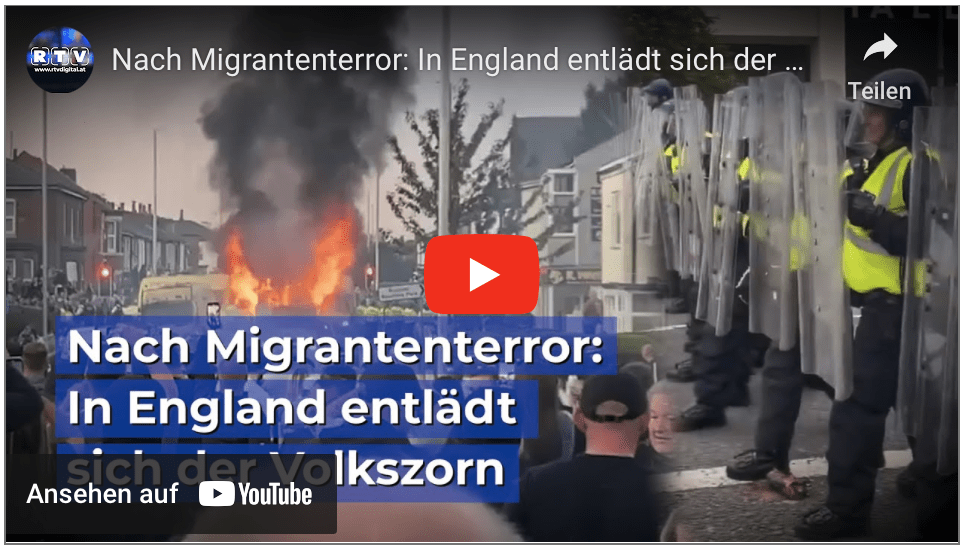 Nach Migrantenterror: In England entlädt sich der Volkszorn!