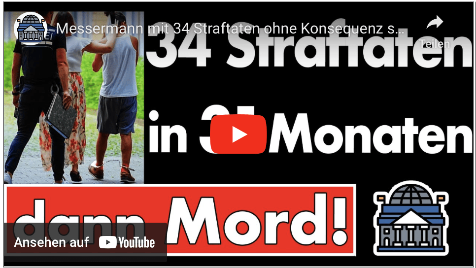 Messermann mit 34 Straftaten ohne Konsequenz sticht auf Familie in Stuttgart ein! Failed Germany!