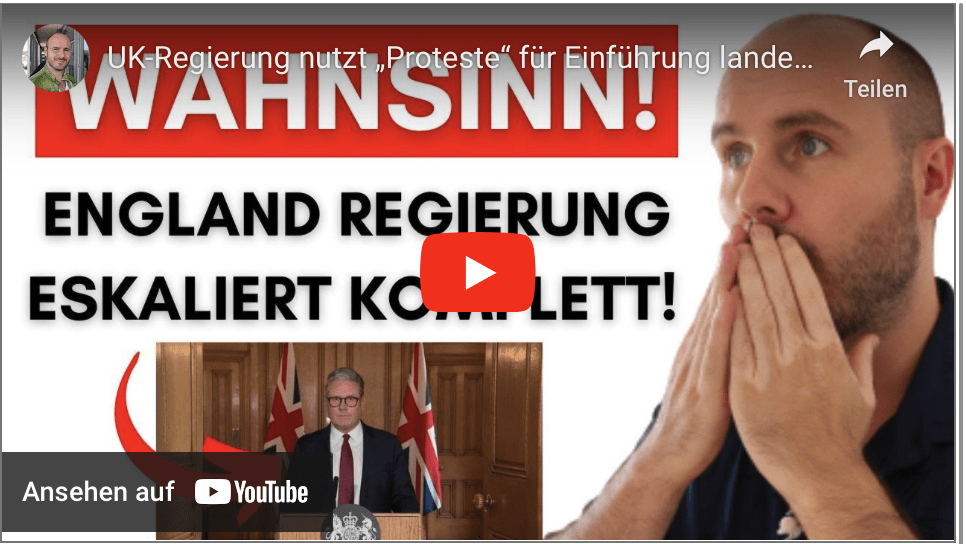 UK-Regierung nutzt „Proteste“ für Einführung landesweiter Gesichtserkennung!