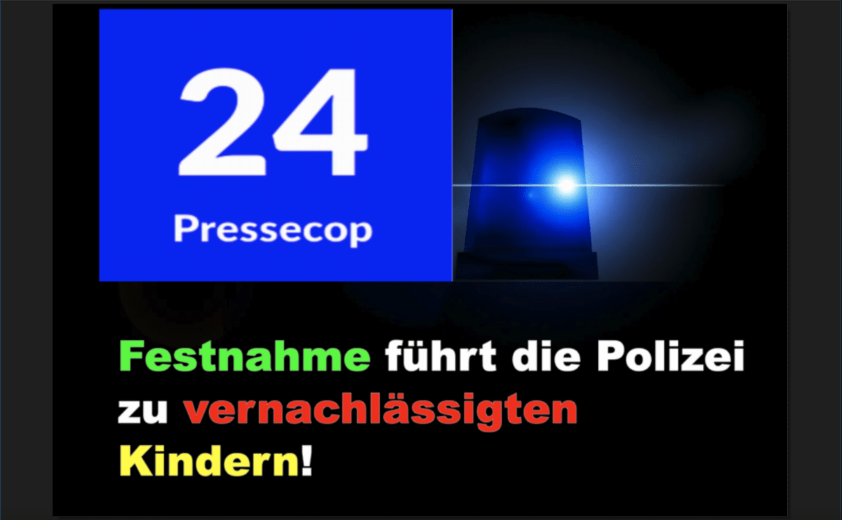 Festnahme führt die Polizei zu vernachlässigten Kindern!