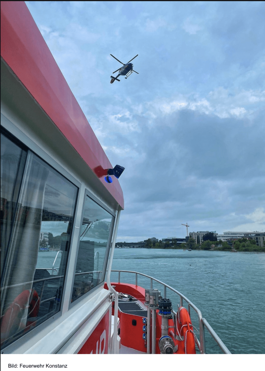 Konstanz: Wasserrettung im Herosepark!