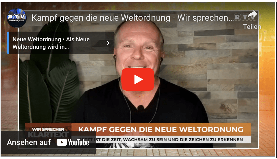Kampf gegen die neue Weltordnung – Wir sprechen Klartext