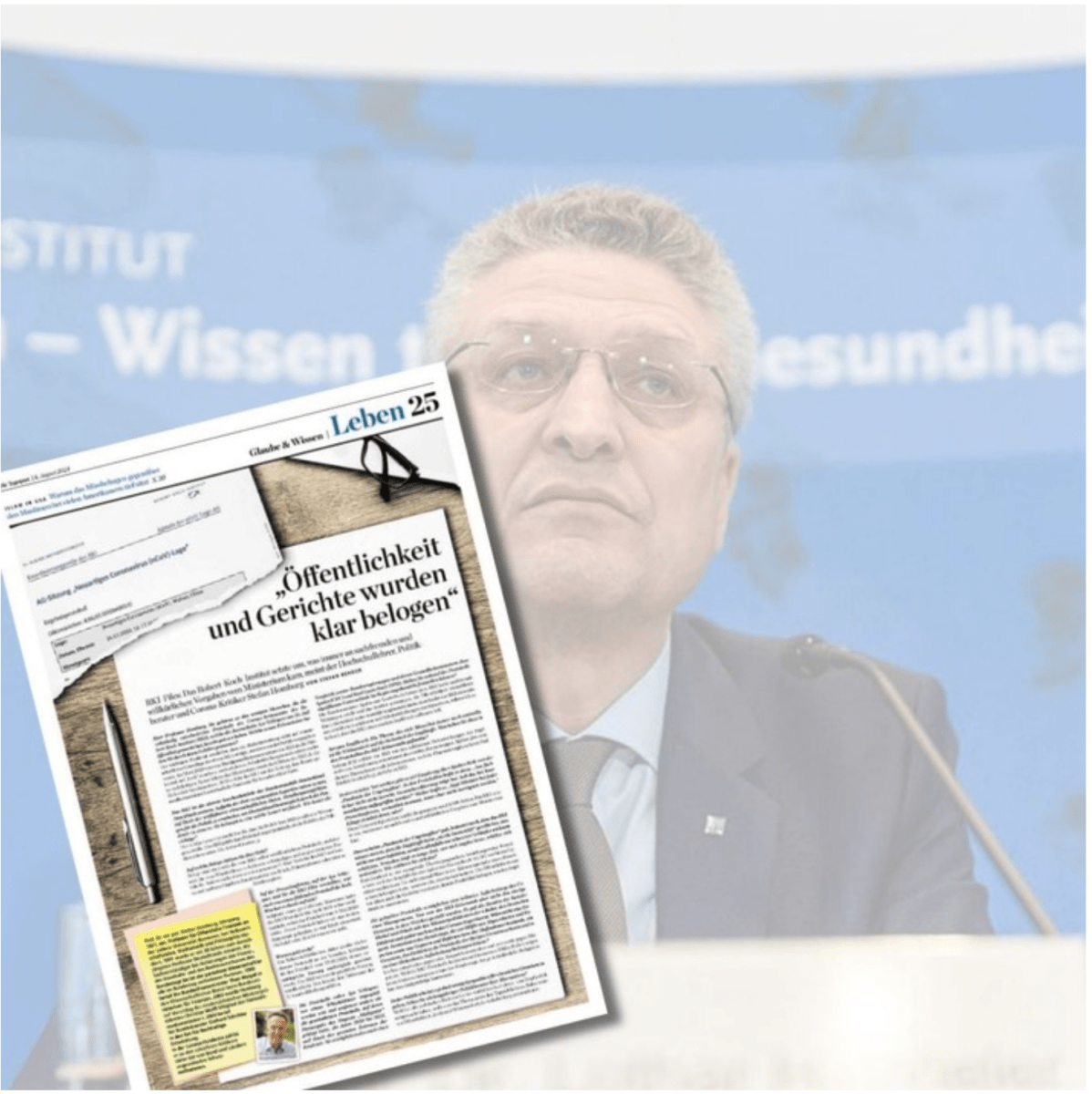 RKI-Files: „Öffentlichkeit und Gerichte wurden klar belogen“