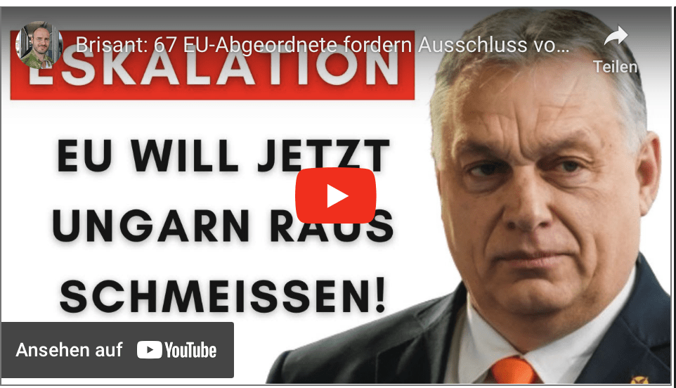 Brisant: 67 EU-Abgeordnete fordern Ausschluss von Ungarn!