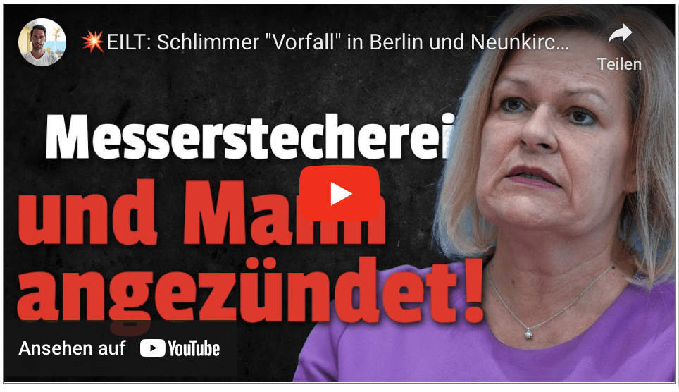 EILT: Schlimmer „Vorfall“ in Berlin und Neunkirchen!!