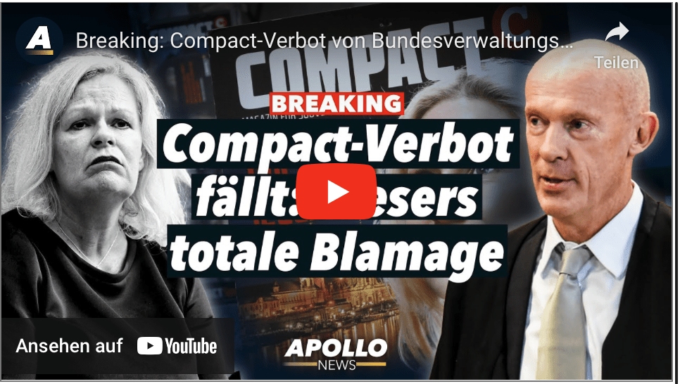 Breaking: Compact-Verbot von Bundesverwaltungsgericht einkassiert!