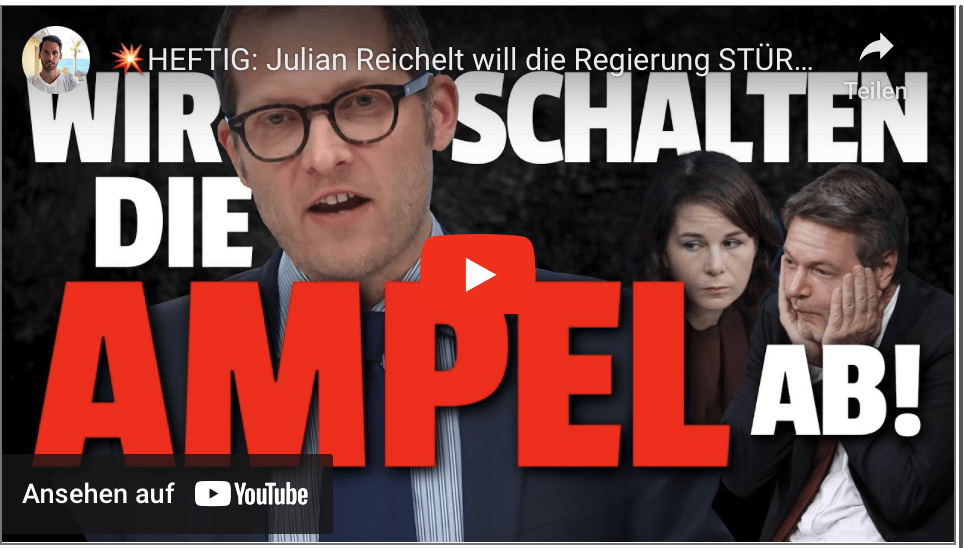 HEFTIG: Julian Reichelt will die Regierung STÜRZEN!