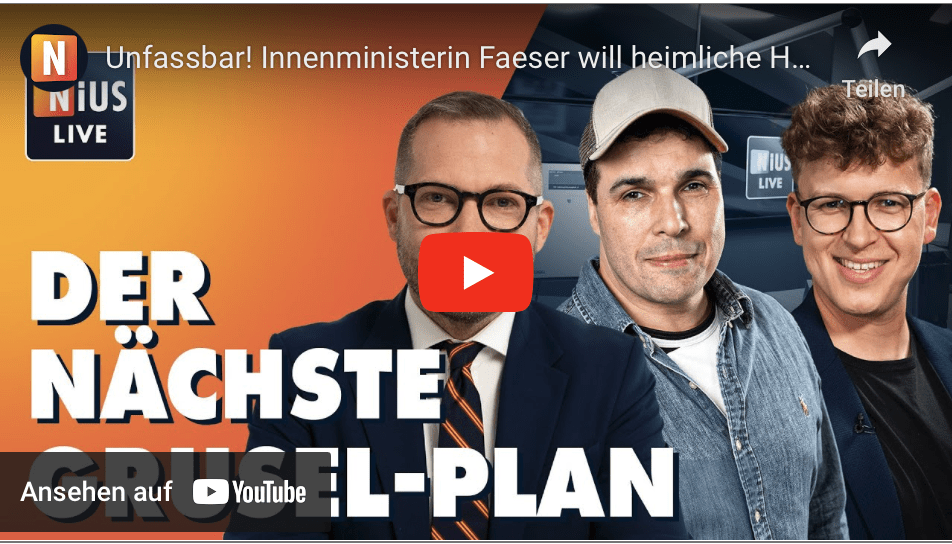 Unfassbar! Innenministerin Faeser will heimliche Hausdurchsuchungen!