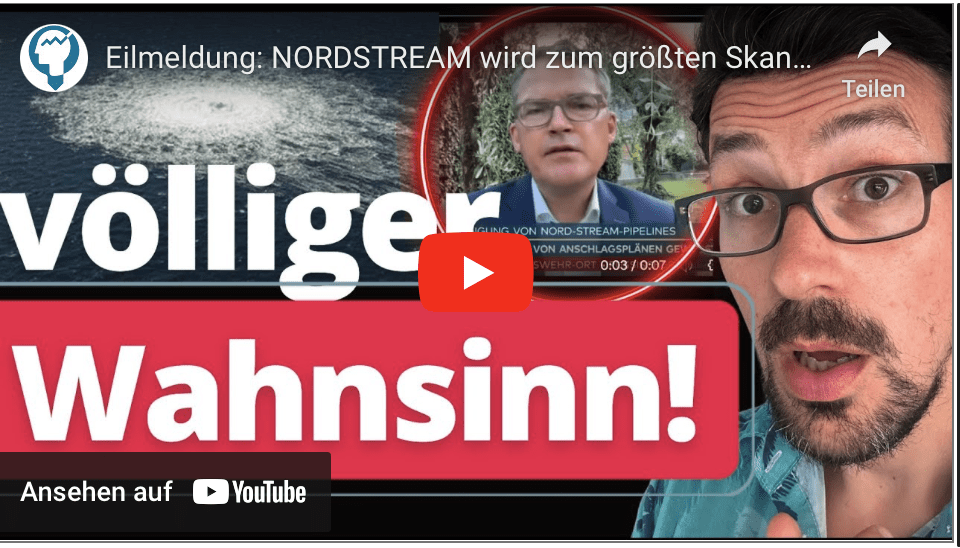 Eilmeldung: NORDSTREAM wird zum größten Skandal 2024!