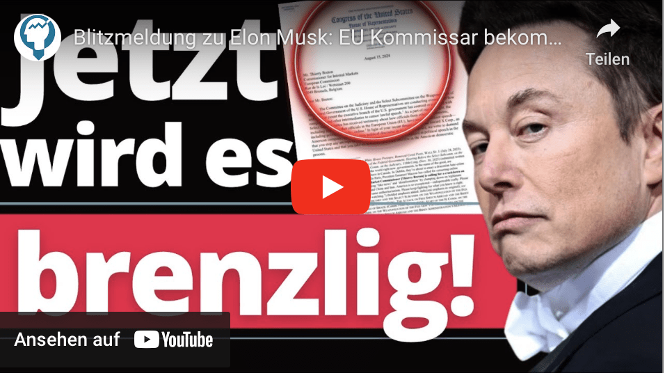Blitzmeldung zu Elon Musk: EU Kommissar bekommt mächtig Ärger!