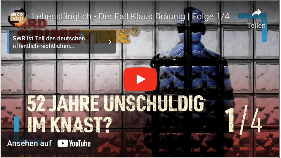 Justiz-Skandal! Lebenslänglich – Der Fall Klaus Bräunig | Folge 1 bis 4