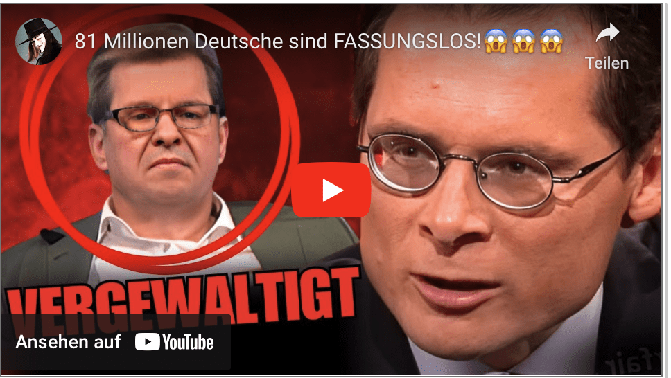 81 Millionen Deutsche sind FASSUNGSLOS!