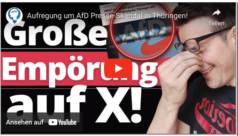 Aufregung um AfD Presse-Skandal in Thüringen!