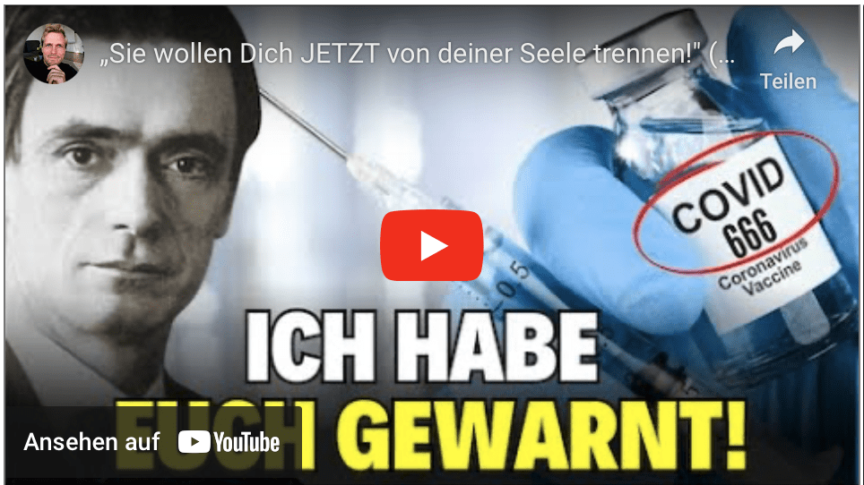 „Sie wollen Dich JETZT von deiner Seele trennen!“ (Rudolf Steiner)!