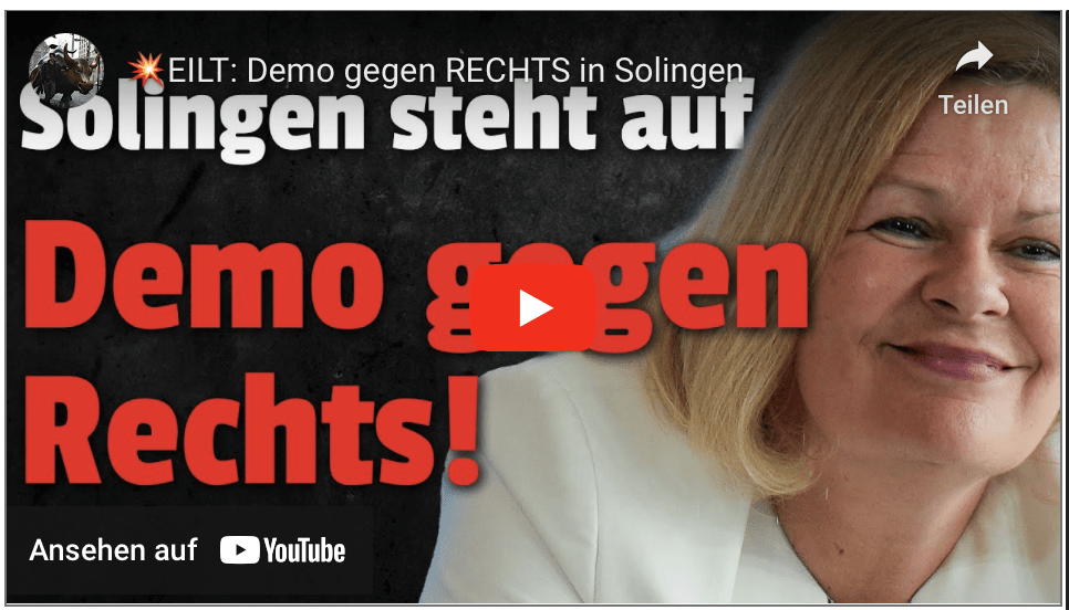 EILT: Demo gegen RECHTS in Solingen