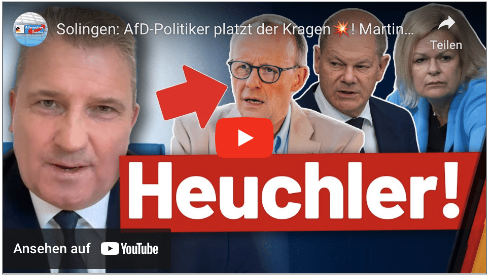 Solingen: AfD-Politiker platzt der Kragen! Martin Hess im Interview – AfD-Fraktions-TV
