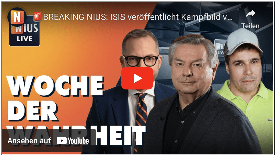 BREAKING NIUS: ISIS veröffentlicht Kampfbild von Terrorist von Solingen | NIUS Live 26. August 2024