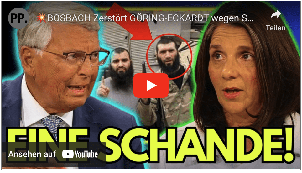 BOSBACH Zerstört GÖRING-ECKARDT wegen SOLINGEN LIVE bei Hart aber Fair!