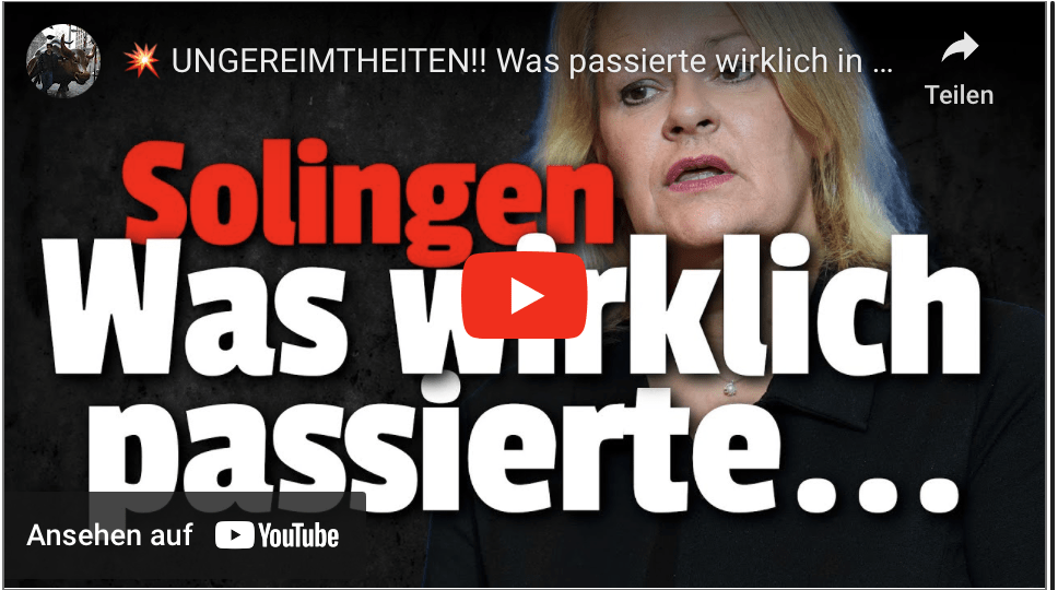 UNGEREIMTHEITEN!! Was passierte wirklich in SOLINGEN!