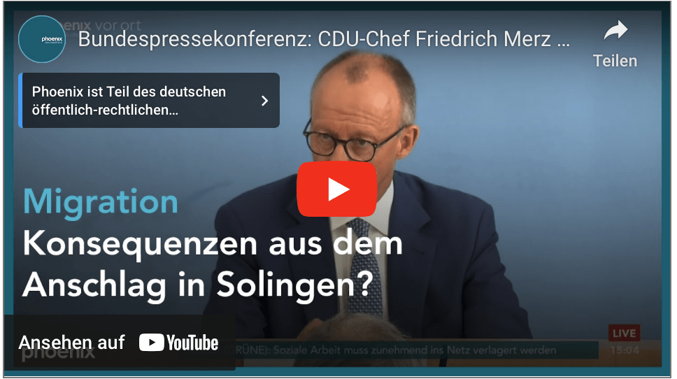 Paukenschlag im Bundestag! Merz (CDU) will wegen der Flüchtlingskrise eine nationale Notlage ausrufen!