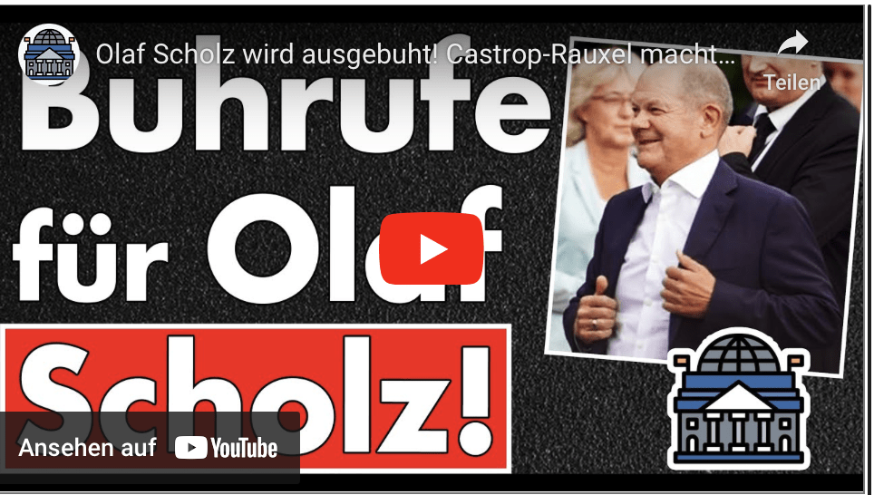 Olaf Scholz wird ausgebuht! Castrop-Rauxel macht vor, was ganz Deutschland nachmachen muss!