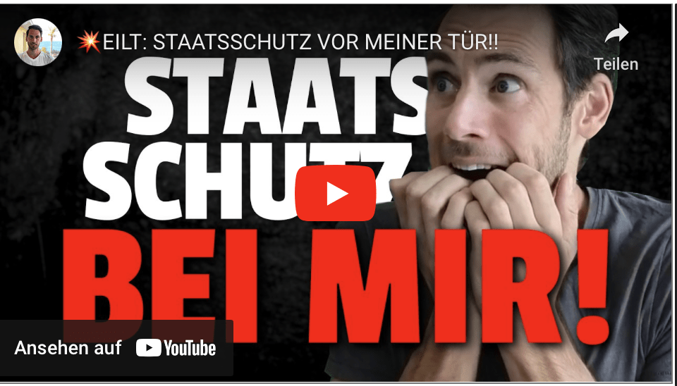 EILT: STAATSSCHUTZ VOR MEINER TÜR!!