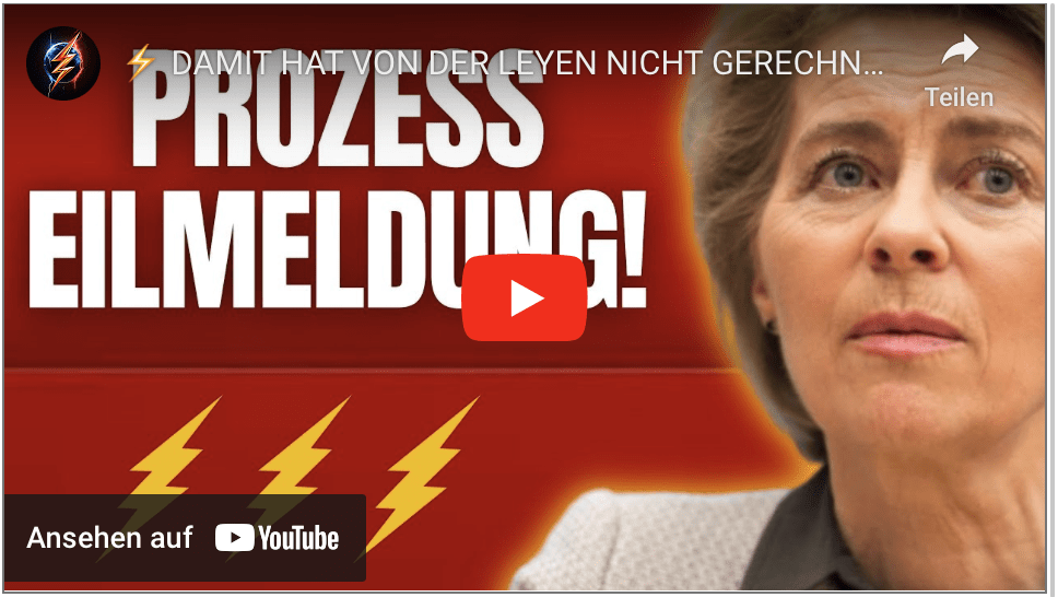 DAMIT HAT VON DER LEYEN NICHT GERECHNET!