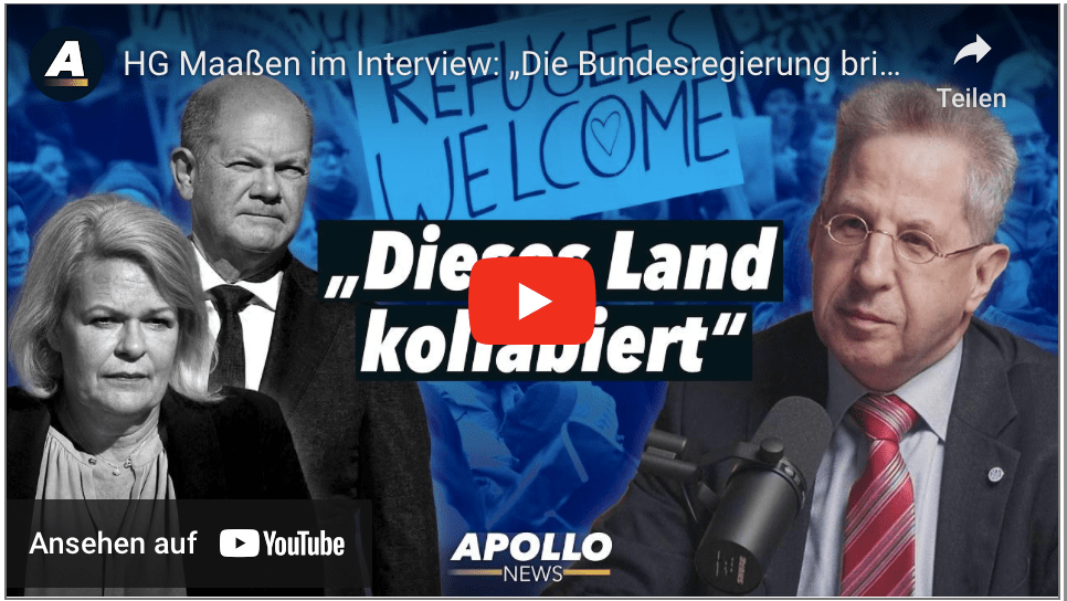 HG Maaßen im Interview: „Die Bundesregierung bricht Recht und Gesetz“