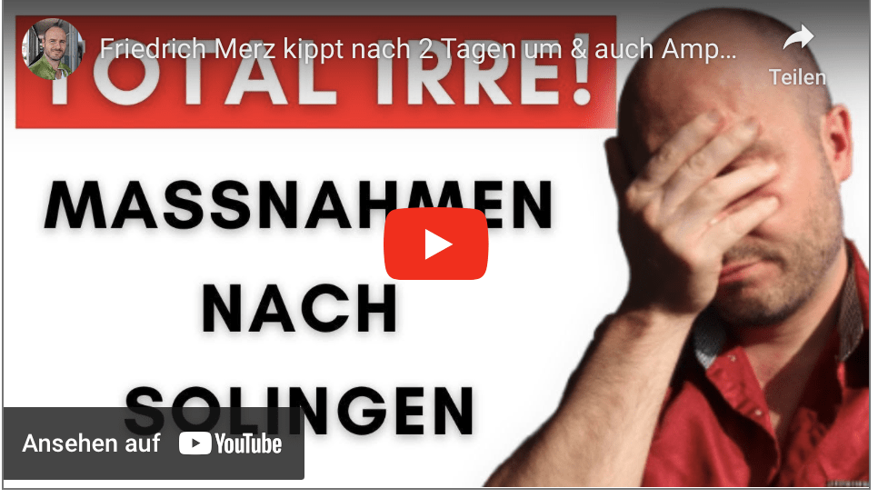 Friedrich Merz kippt nach 2 Tagen um & auch Ampel macht sich lächerlich