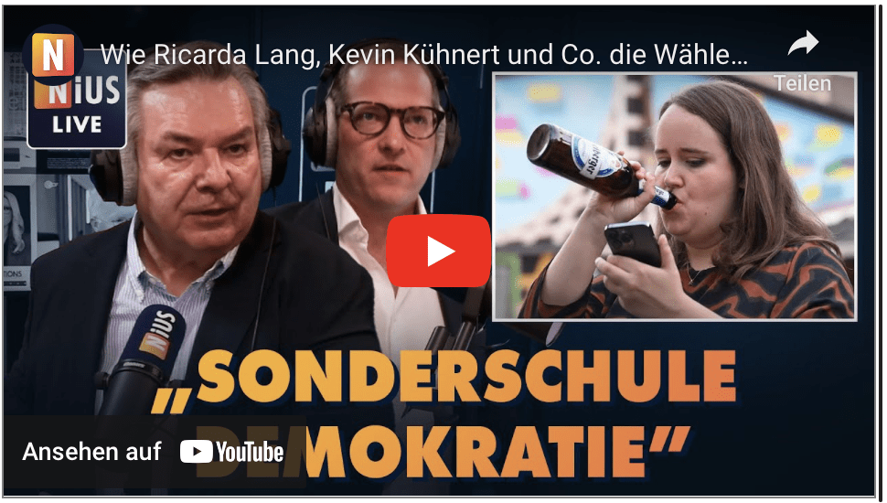 Wie Ricarda Lang, Kevin Kühnert und Co. die Wähler verachten! | NIUS Live vom 02. September 2024