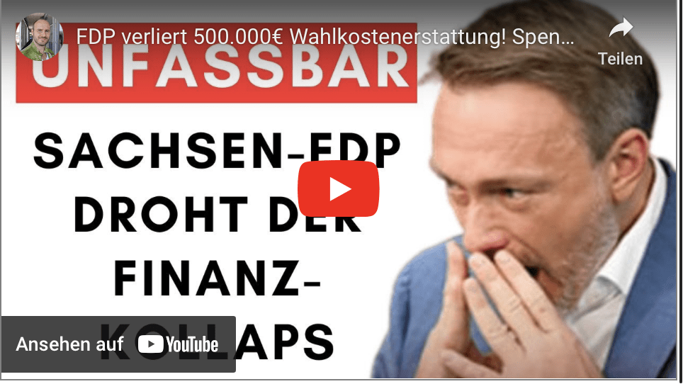 FDP verliert 500.000€ Wahlkostenerstattung! Spendenaufruf bereits gestartet!