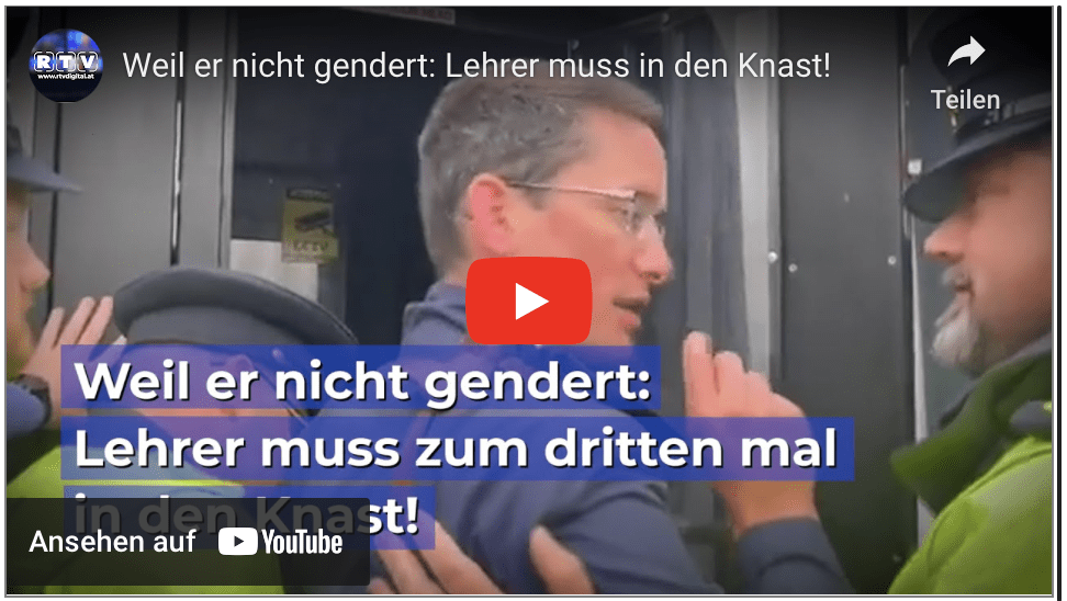 Weil er nicht gendert: Lehrer muss in den Knast!