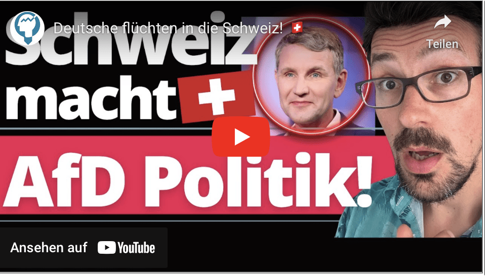 Deutsche flüchten in die Schweiz!