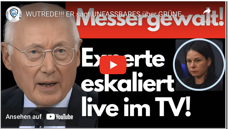 WUTREDE!!! ER sagt UNFASSBARES über GRÜNE MIGRATIONSPOLITIK