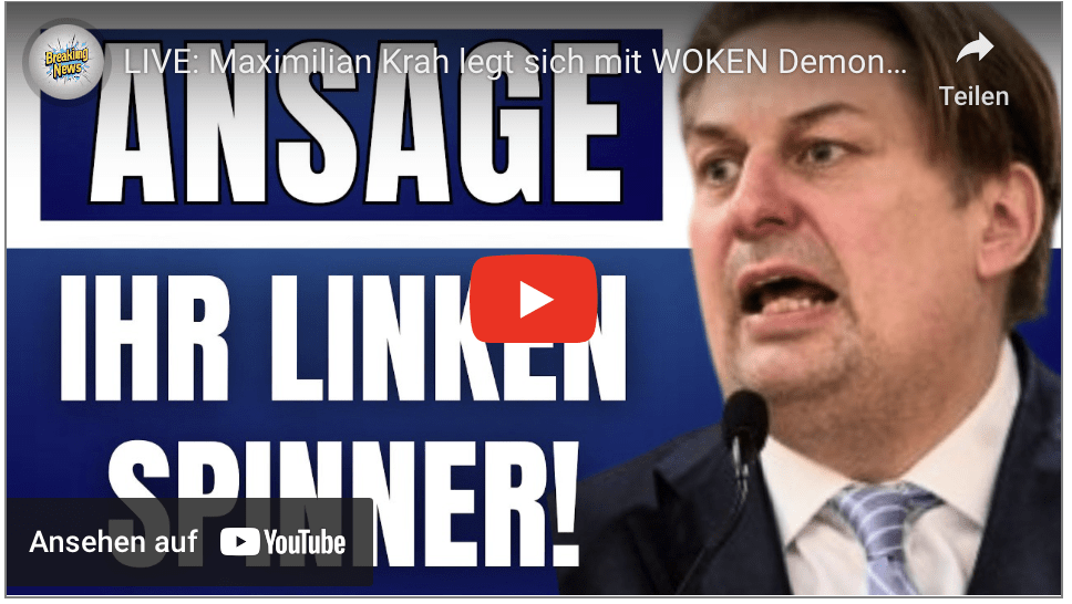 LIVE: Maximilian Krah legt sich mit WOKEN Demonstranten an!