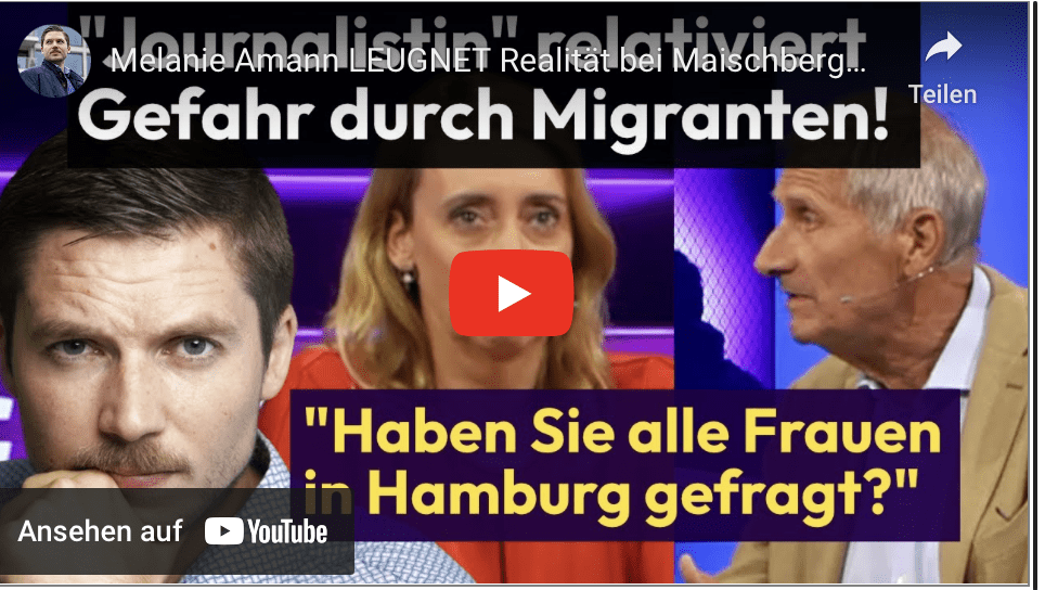 Melanie Amann LEUGNET Realität bei Maischberger!
