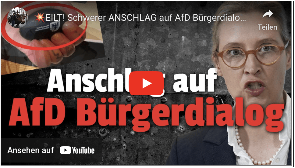 EILT! Schwerer ANSCHLAG auf AfD Bürgerdialog Essen!!