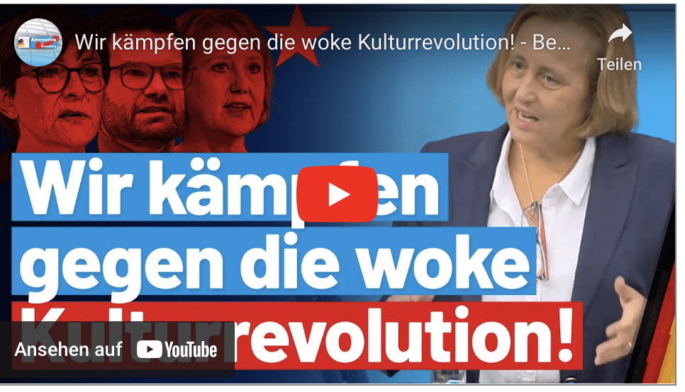 Wir kämpfen gegen die woke Kulturrevolution! – Beatrix von Storch – AfD-Fraktion im Bundestag