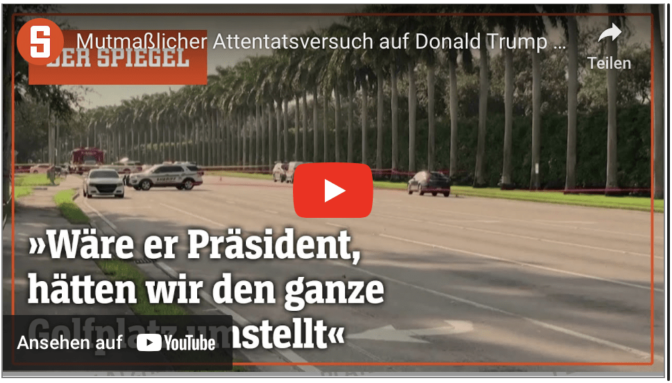 Mutmaßlicher Attentatsversuch auf Donald Trump | DER SPIEGEL