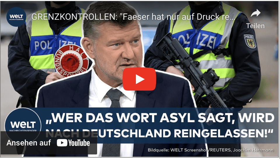 GRENZKONTROLLEN: „Faeser hat nur auf Druck reagiert“ – Abweisung gilt nicht für Asylsuchende!