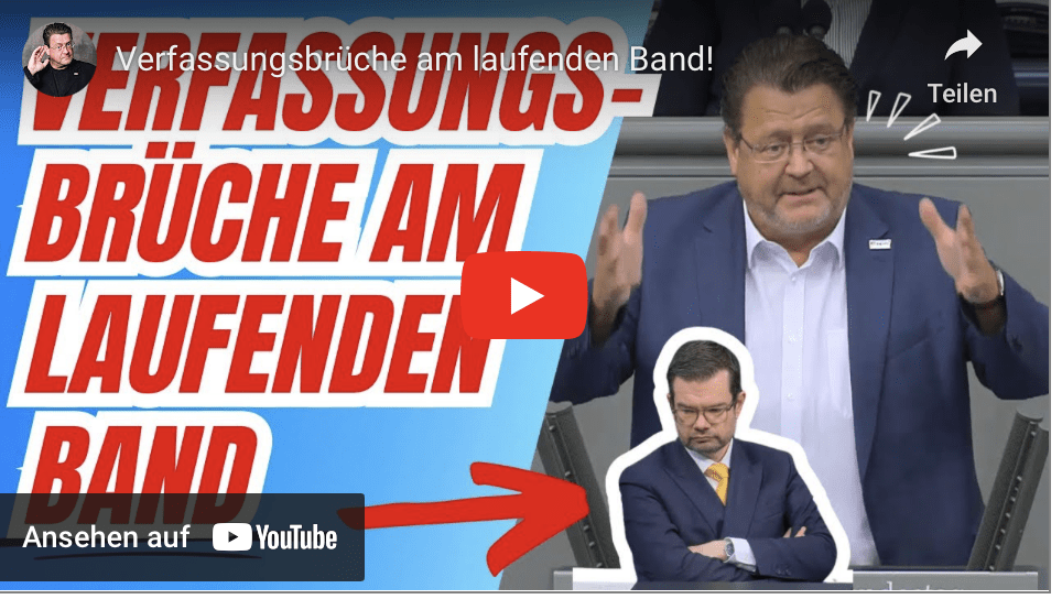 Verfassungsbrüche am laufenden Band!