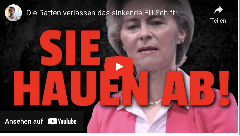 Die Ratten verlassen das sinkende EU Schiff!