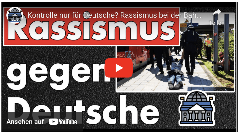 Kontrolle nur für Deutsche? Rassismus bei der Bahn? Ticketkontrolle Erfurt-Suhl nur für Inländer?