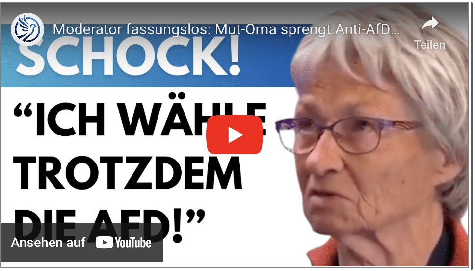 Moderator fassungslos: Mut-Oma sprengt Anti-AfD-Sendung in der ARD!