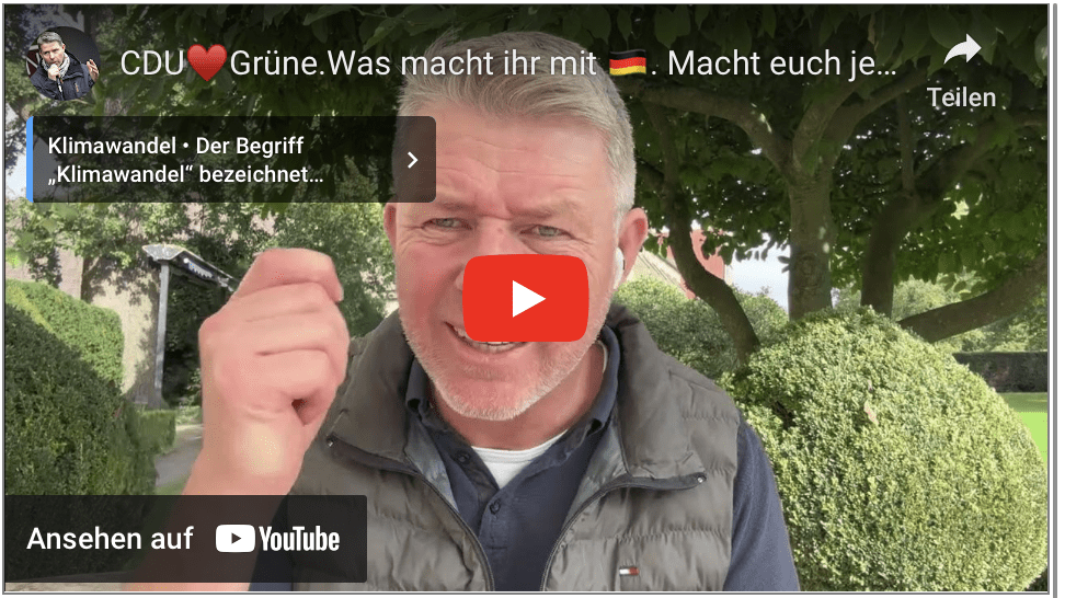 CDU Grüne.Was macht ihr mit . Macht euch jetzt ehrlich, halb schwanger geht auch nicht!