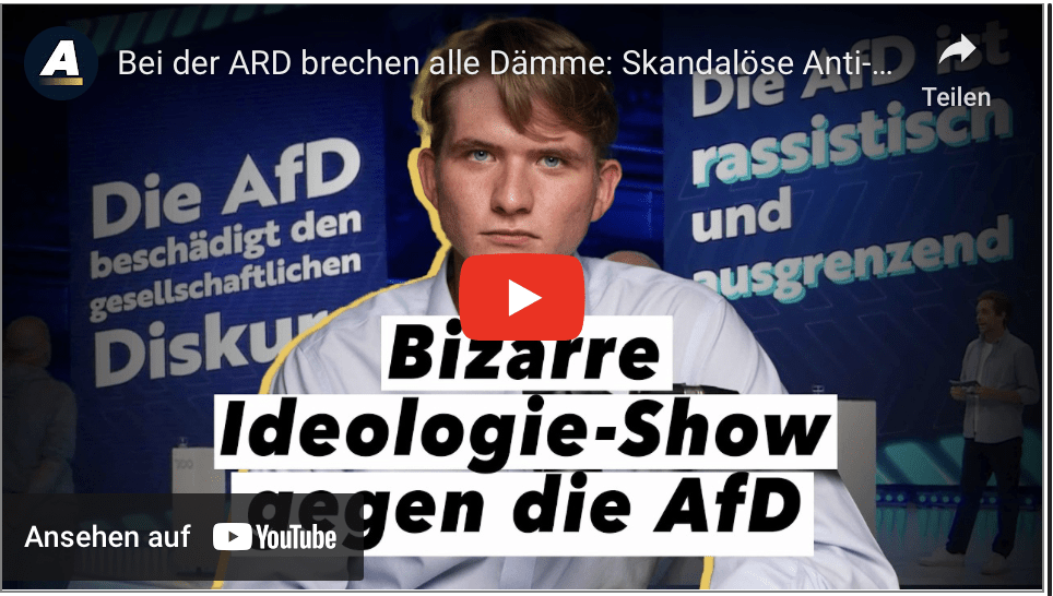 Bei der ARD brechen alle Dämme: Skandalöse Anti-AfD-Show „Die 100“!
