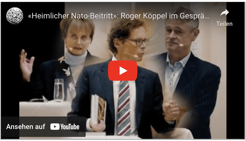«Heimlicher Nato-Beitritt»: Roger Köppel im Gespräch mit Micheline Calmy-Rey und Jean-Daniel Ruch