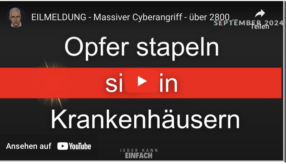 EILMELDUNG – Massiver Cyberangriff – über 2800 Verletzte