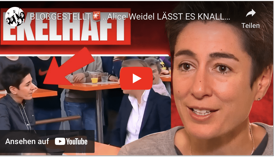 BLOßGESTELLT…..Alice Weidel LÄSST ES KNALLEN!